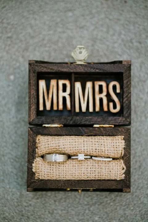 rustic, ring pillow, burlap, ring, wedding: 