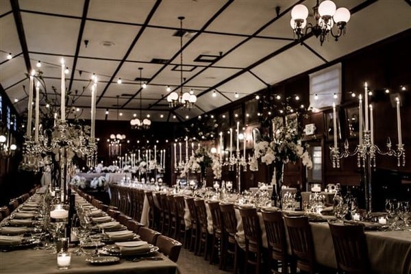 Image result for black and white wedding venue