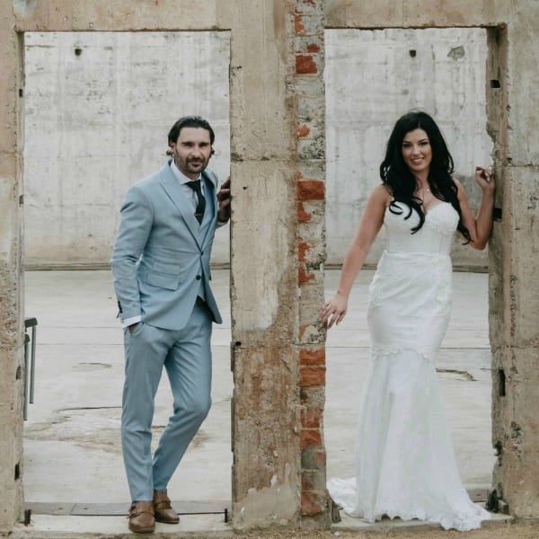 clifftop wedding