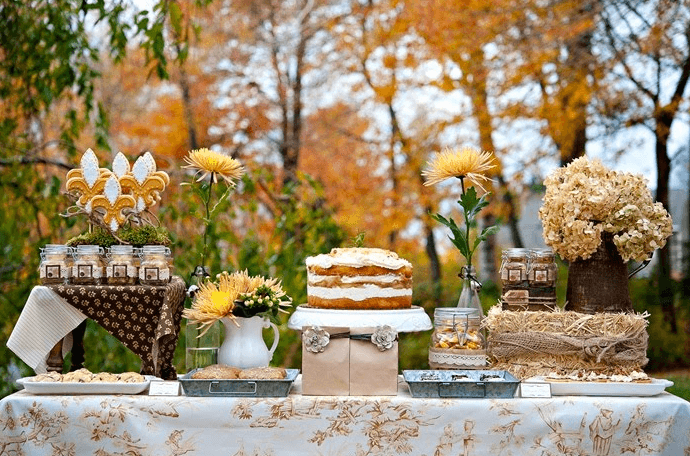 Image result for autumn wedding food