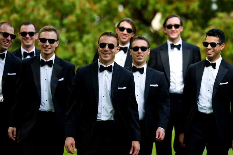 Image result for black and white groomsmen