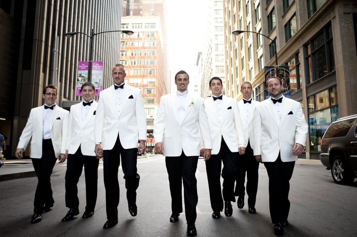 Image result for white groomsmen