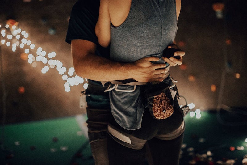 rock climb proposal, rock climbing proposal, rock climb engagement, rock climbing engagement