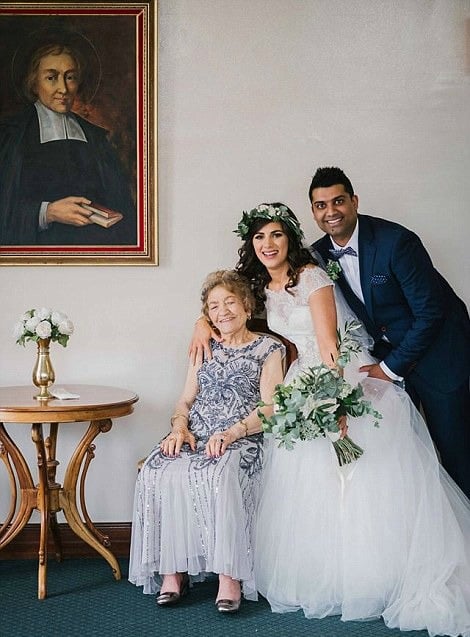 grandma flowergirl, grandmother flowergirl , cute flowergirl, sydney flowergirl, yasmine ricardo james day, yasmine parker ricardo de salis