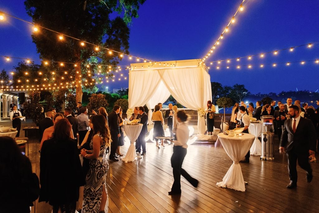 gold themed wedding