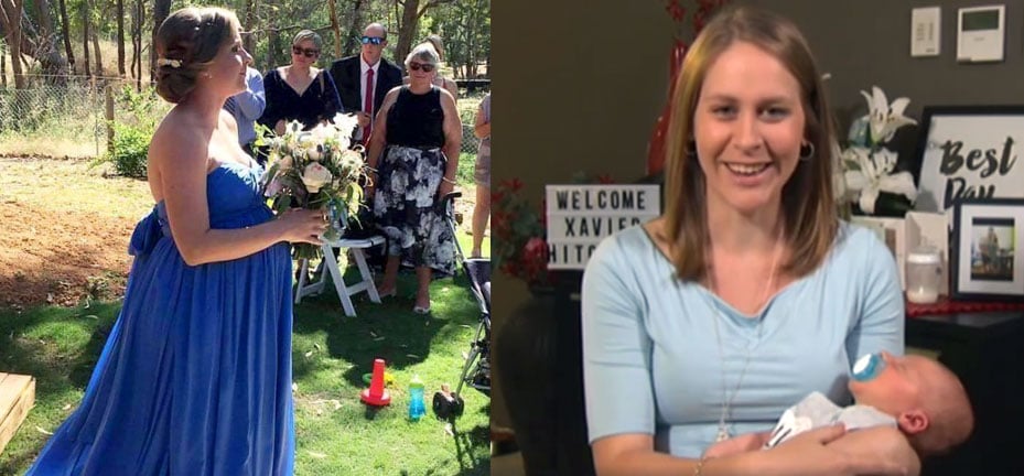 Maid-of-Honour held-off giving birth for 15 hours so she could attend friend’s wedding!