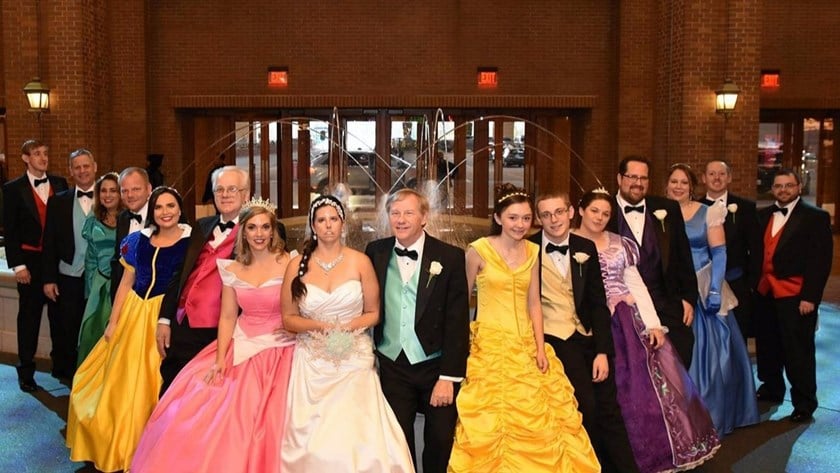 The Ultimate Disney Themed Wedding – incl Bridesmaids in Princess Costumes!