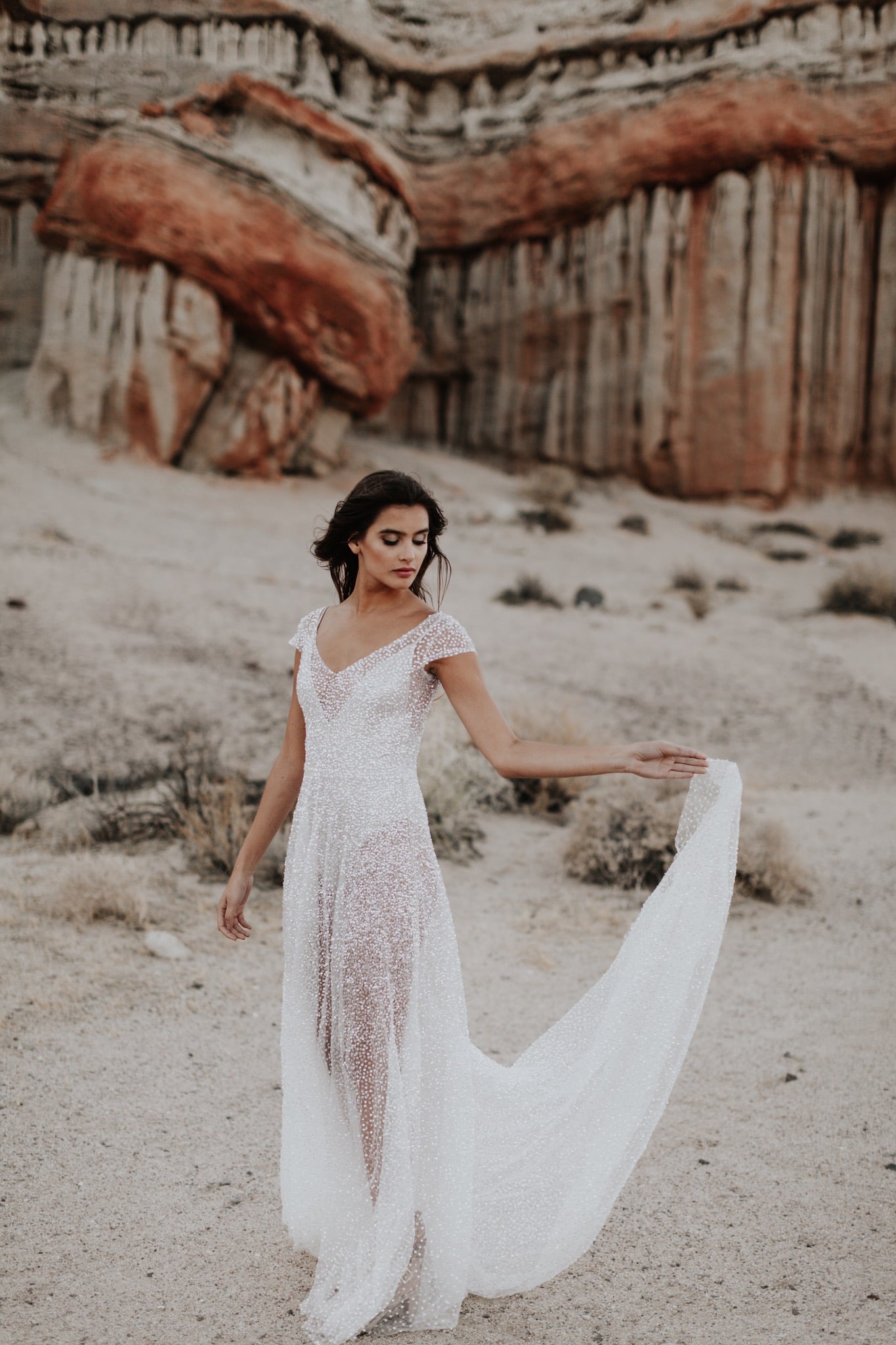 anna campbell ceremony, anna campbell bridal, anna campbell bride
