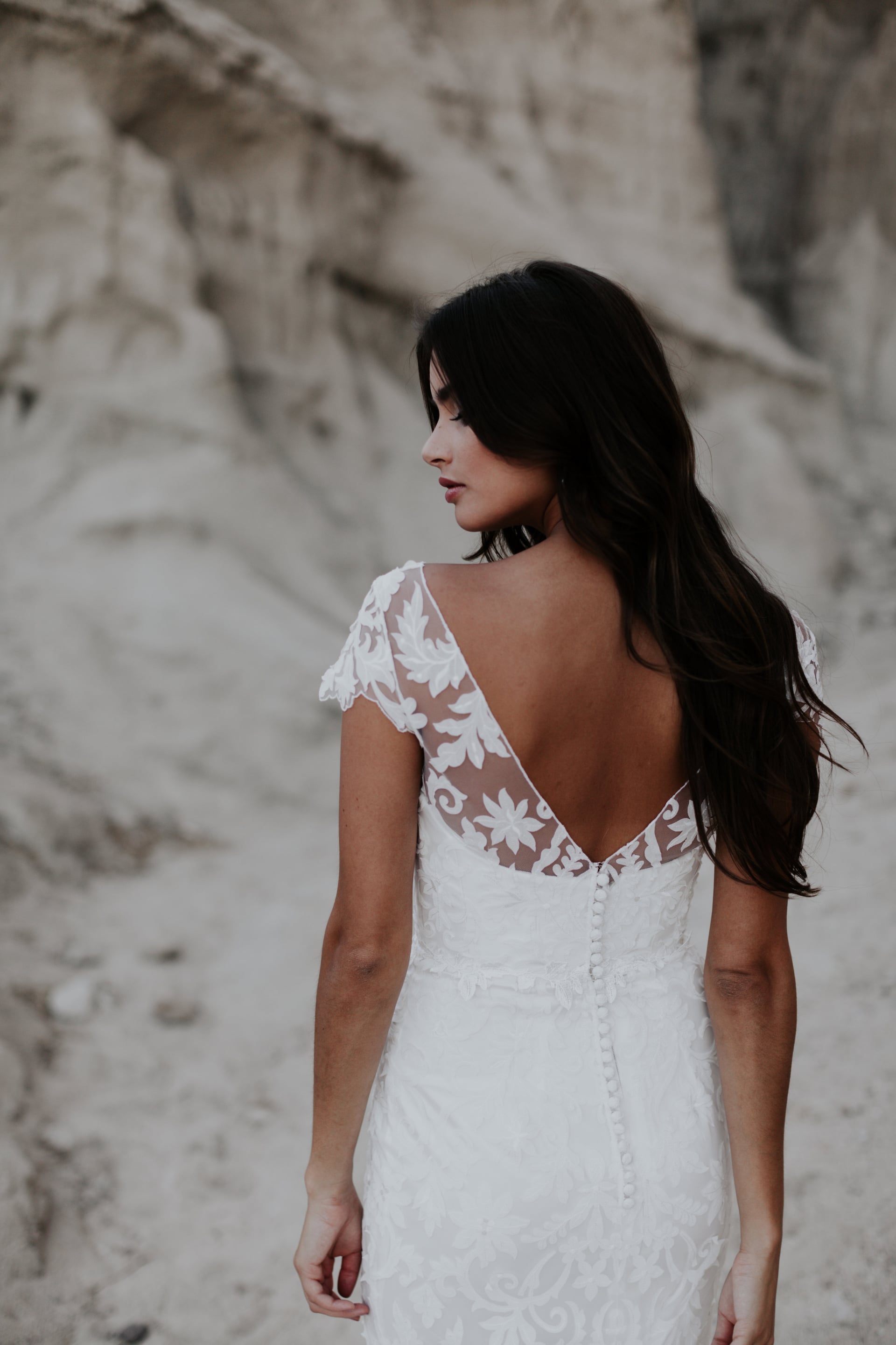 anna campbell ceremony, anna campbell bridal, anna campbell bride