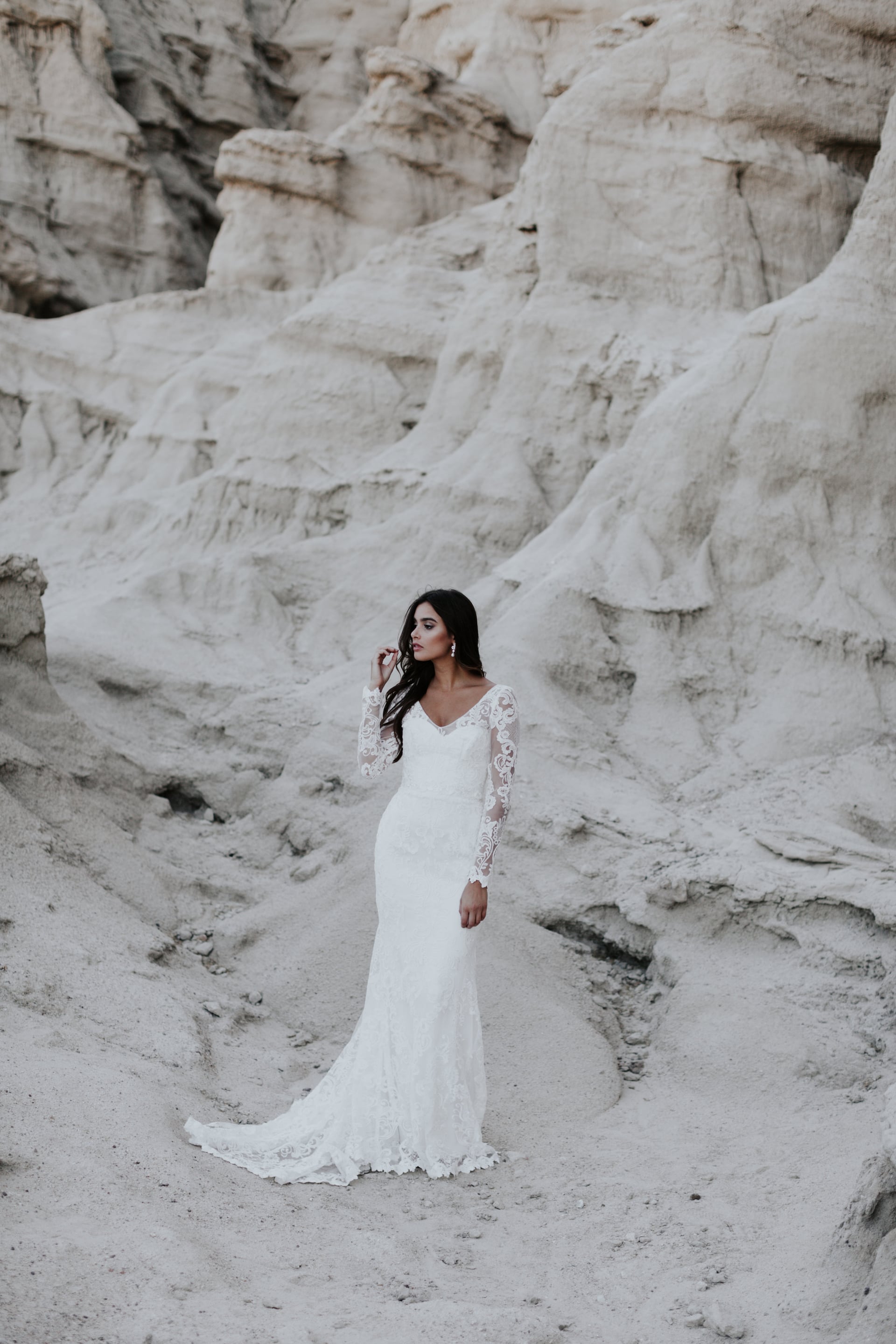anna campbell ceremony, anna campbell bridal, anna campbell bride