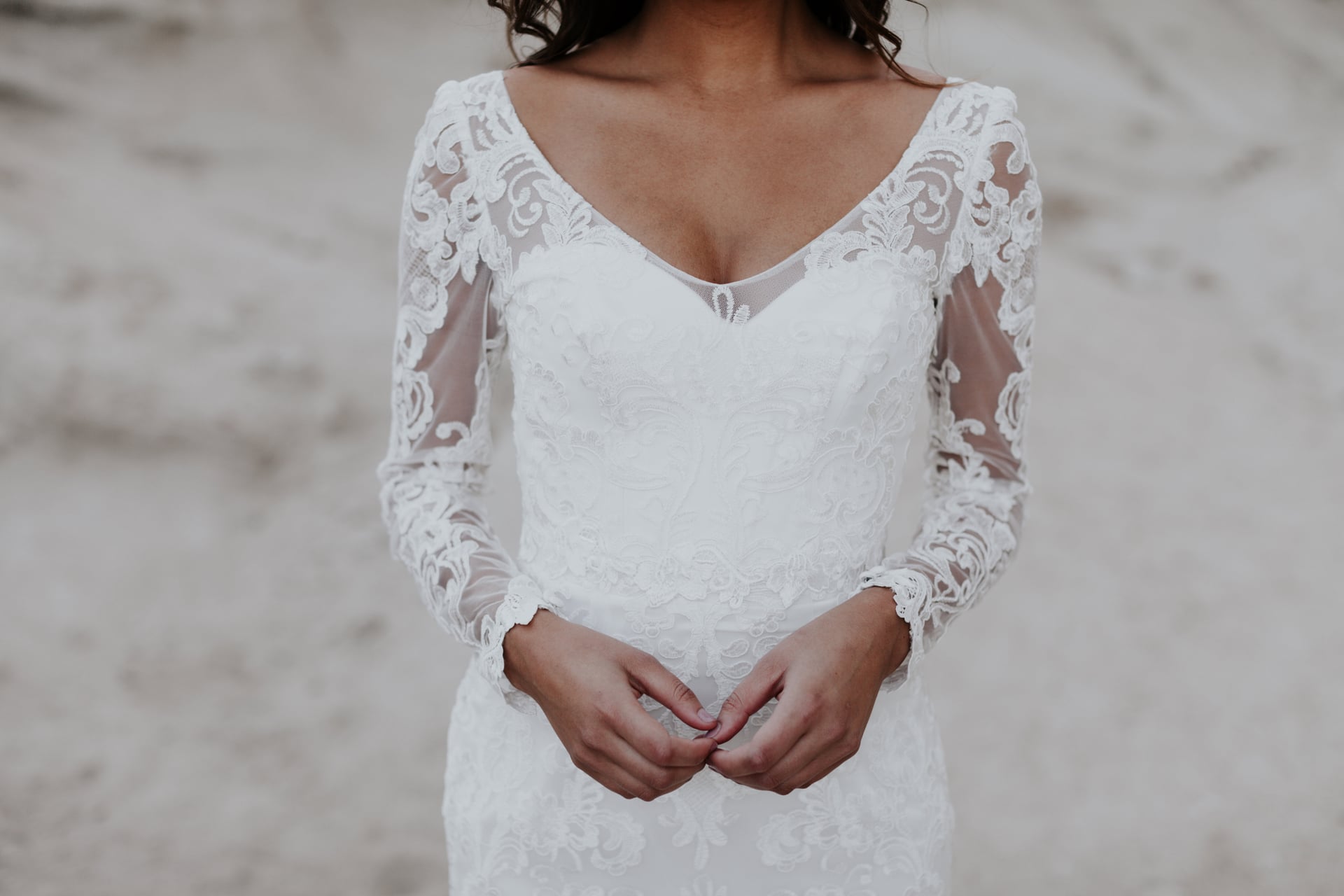 anna campbell ceremony, anna campbell bridal, anna campbell bride