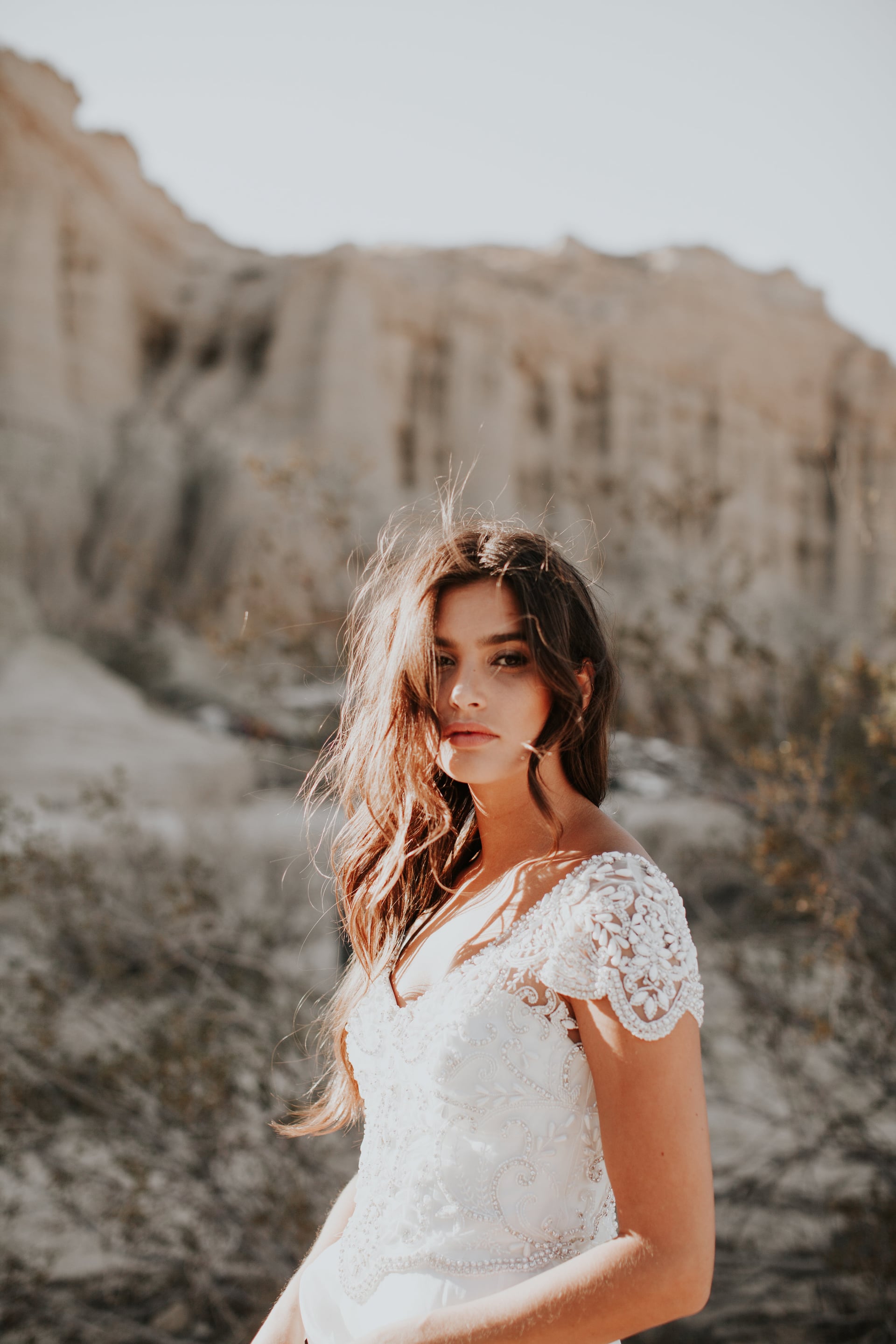 anna campbell ceremony, anna campbell bridal, anna campbell bride