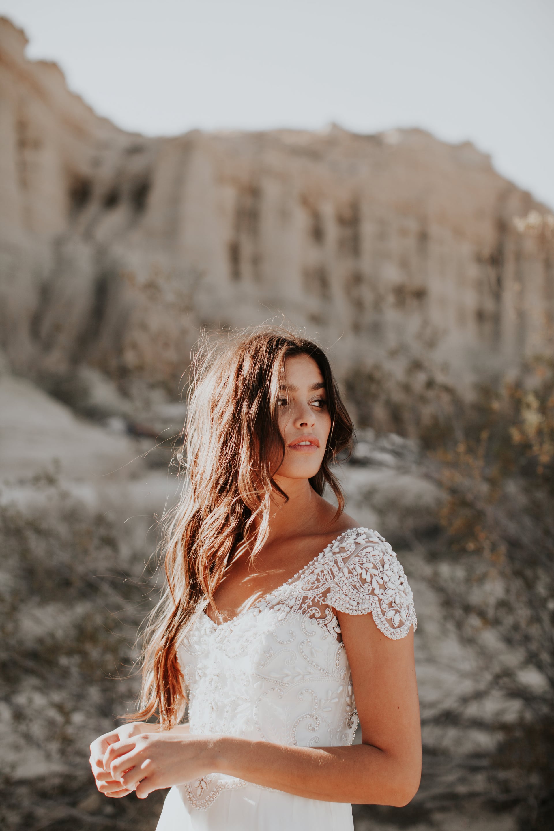 anna campbell ceremony, anna campbell bridal, anna campbell bride