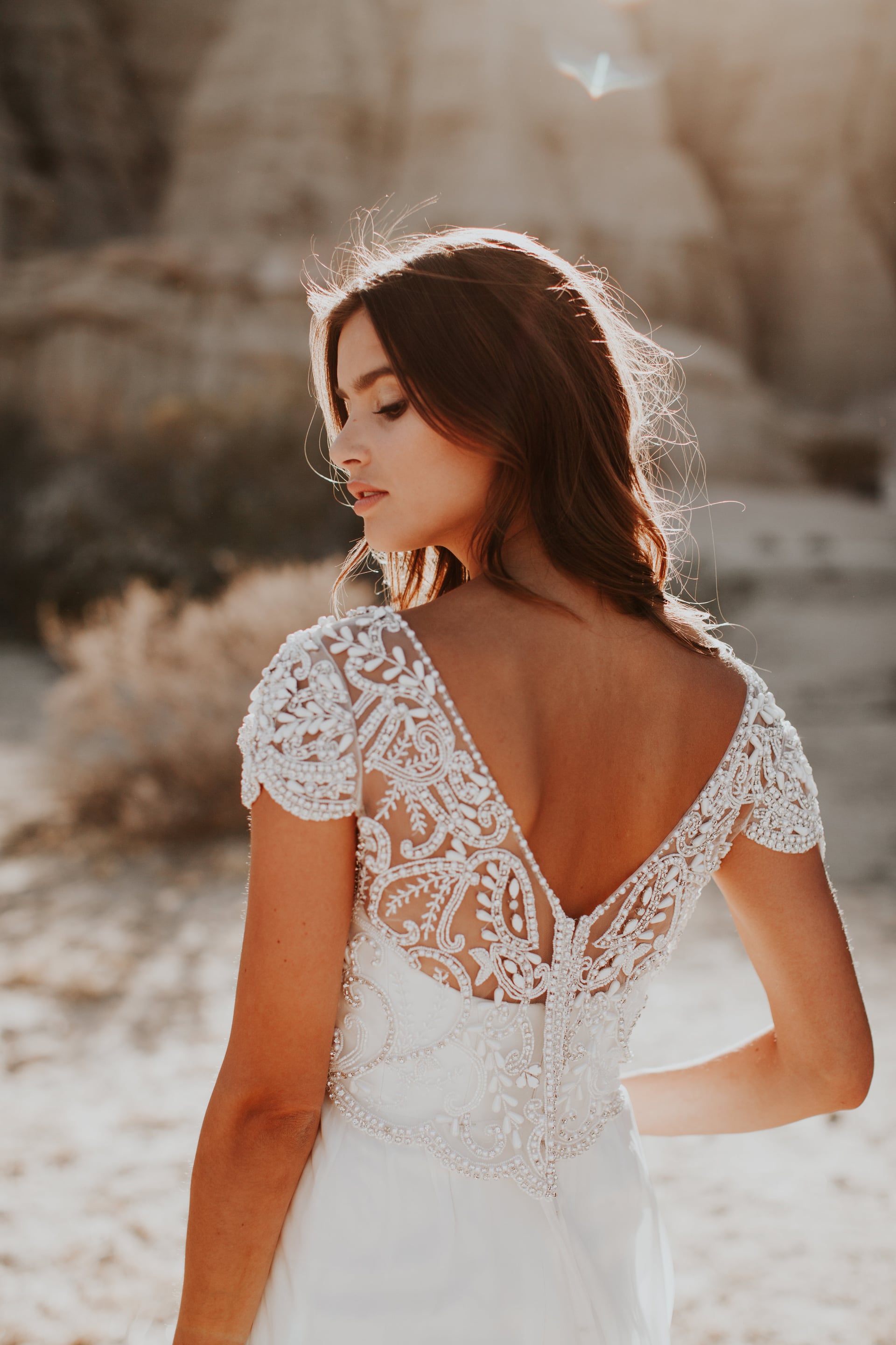 anna campbell ceremony, anna campbell bridal, anna campbell bride