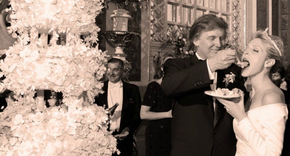 donald trump wives, donald trump wedding, wedding melania trump, wedding ivana trump, wedding marla trump, trump president wedding, millionaire trump wedding