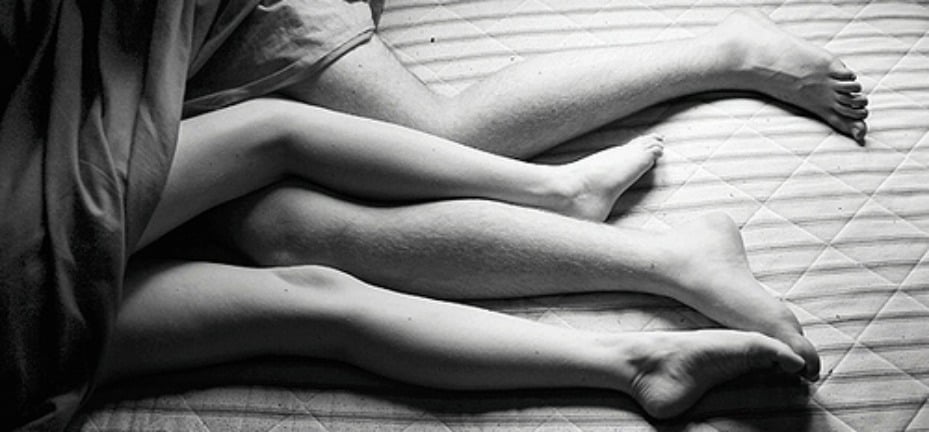 men shaving legs