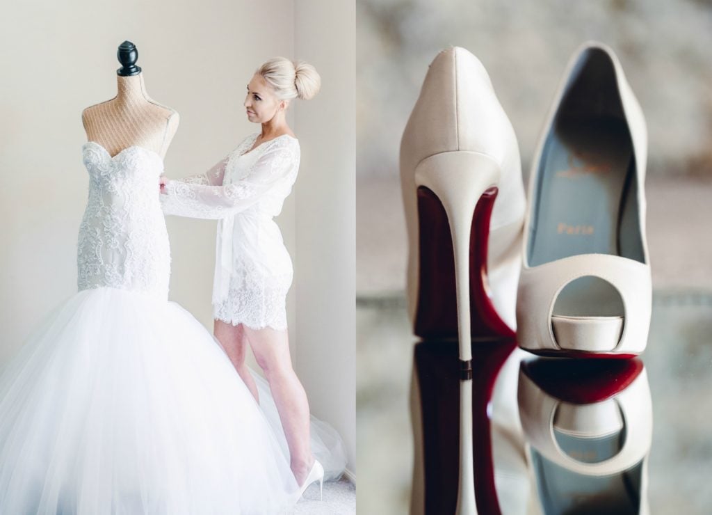 personalised wedding gown