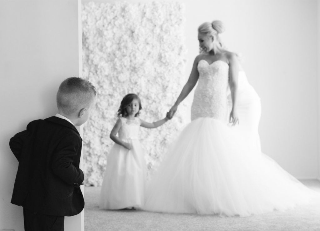 personalised wedding gown