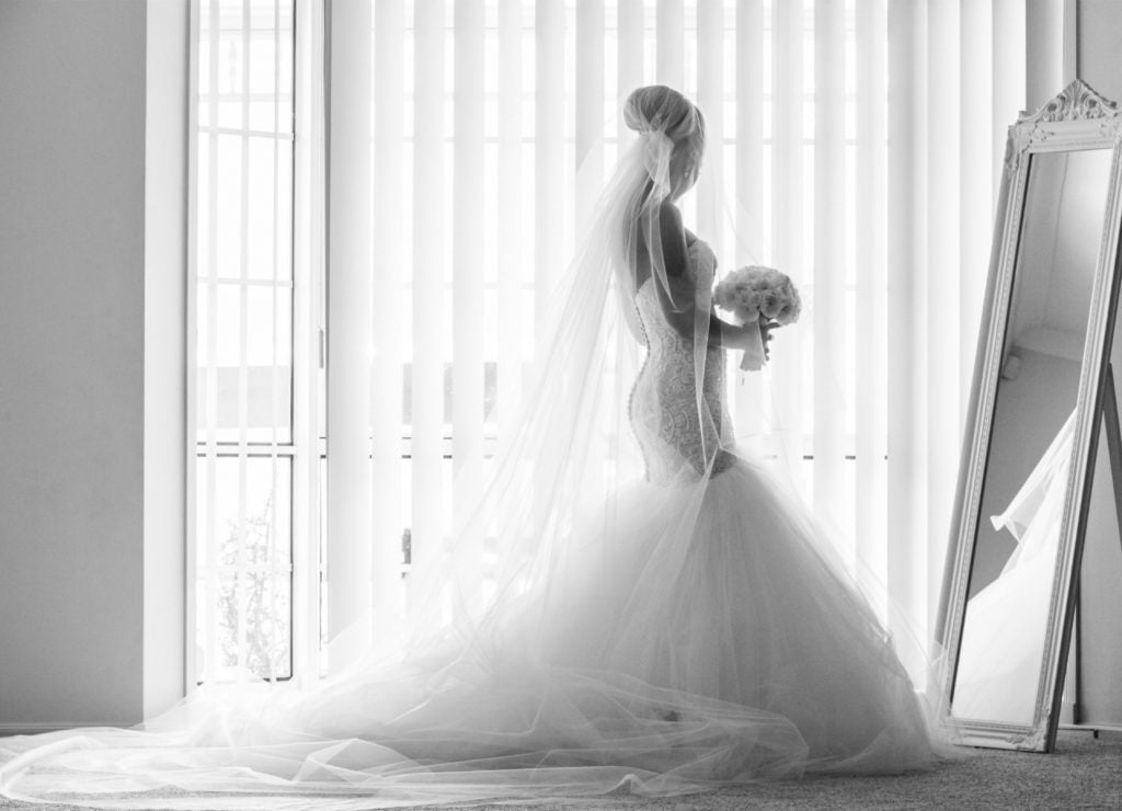 personalised wedding gown