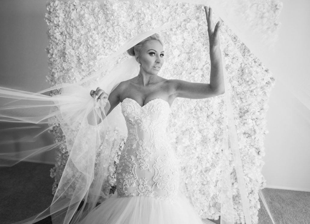 personalised wedding gown
