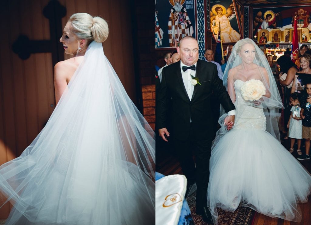 personalised wedding gown
