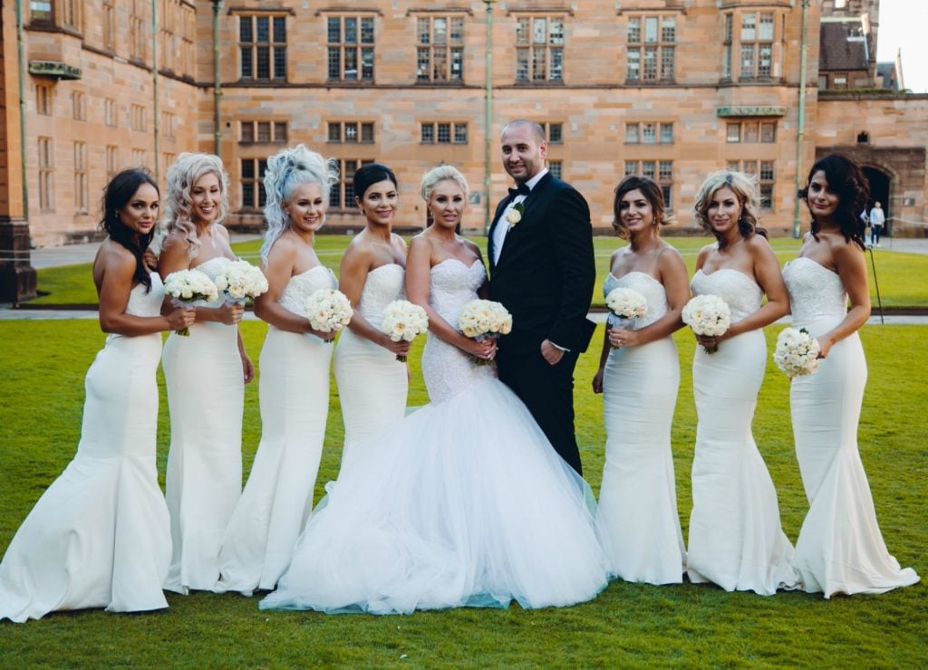 personalised wedding gown