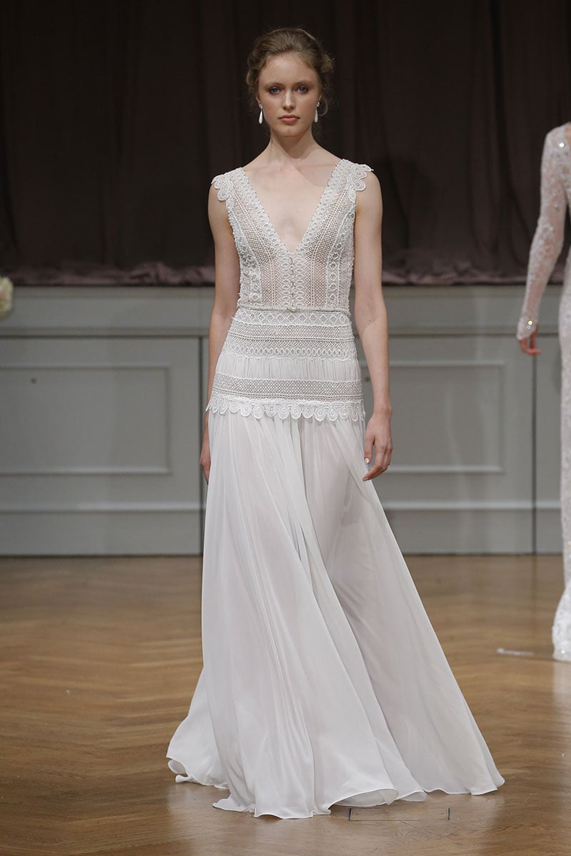 Alon Livne White Fall 2017 New York Bridal Week Wedding Dress Collection Adele Dress