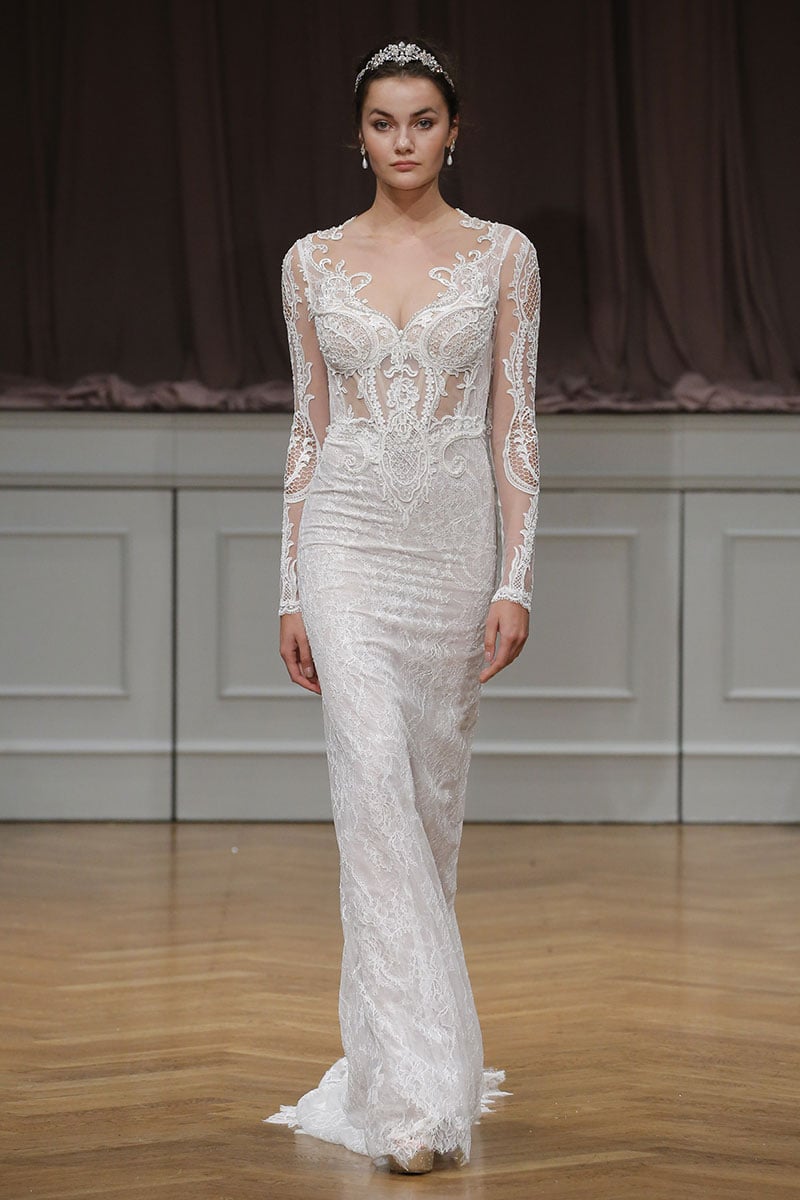 Alon Livne White Fall 2017 New York Bridal Week Wedding Dress Collection Scarlett Dress