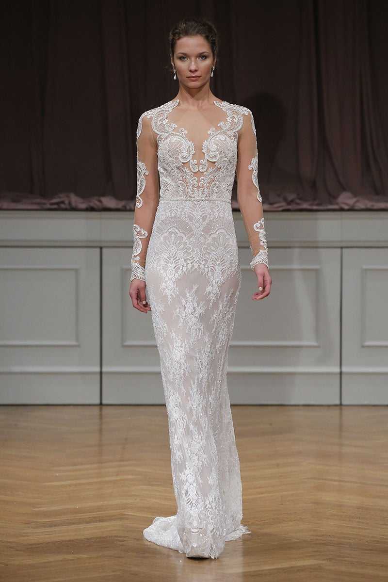 Alon Livne White Fall 2017 New York Bridal Week Wedding Dress Collection Caroline Dress