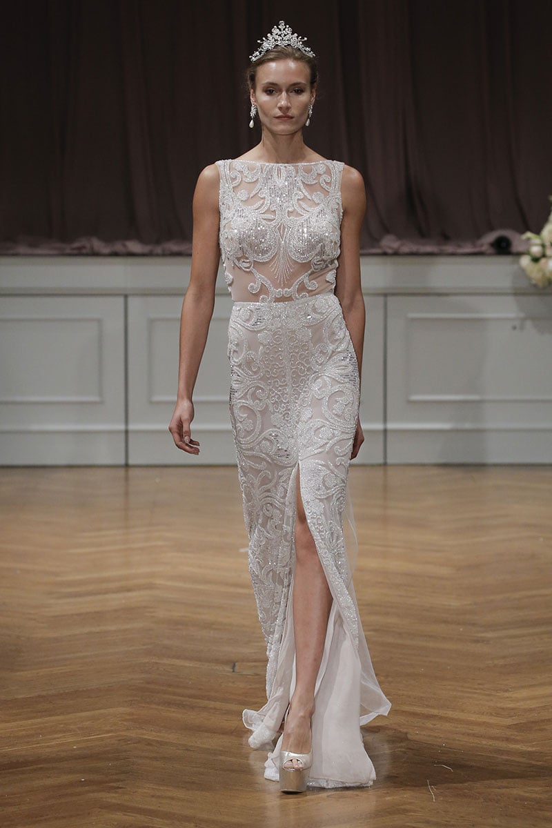 Alon Livne White Fall 2017 New York Bridal Week Wedding Dress Collection Amanda Dress