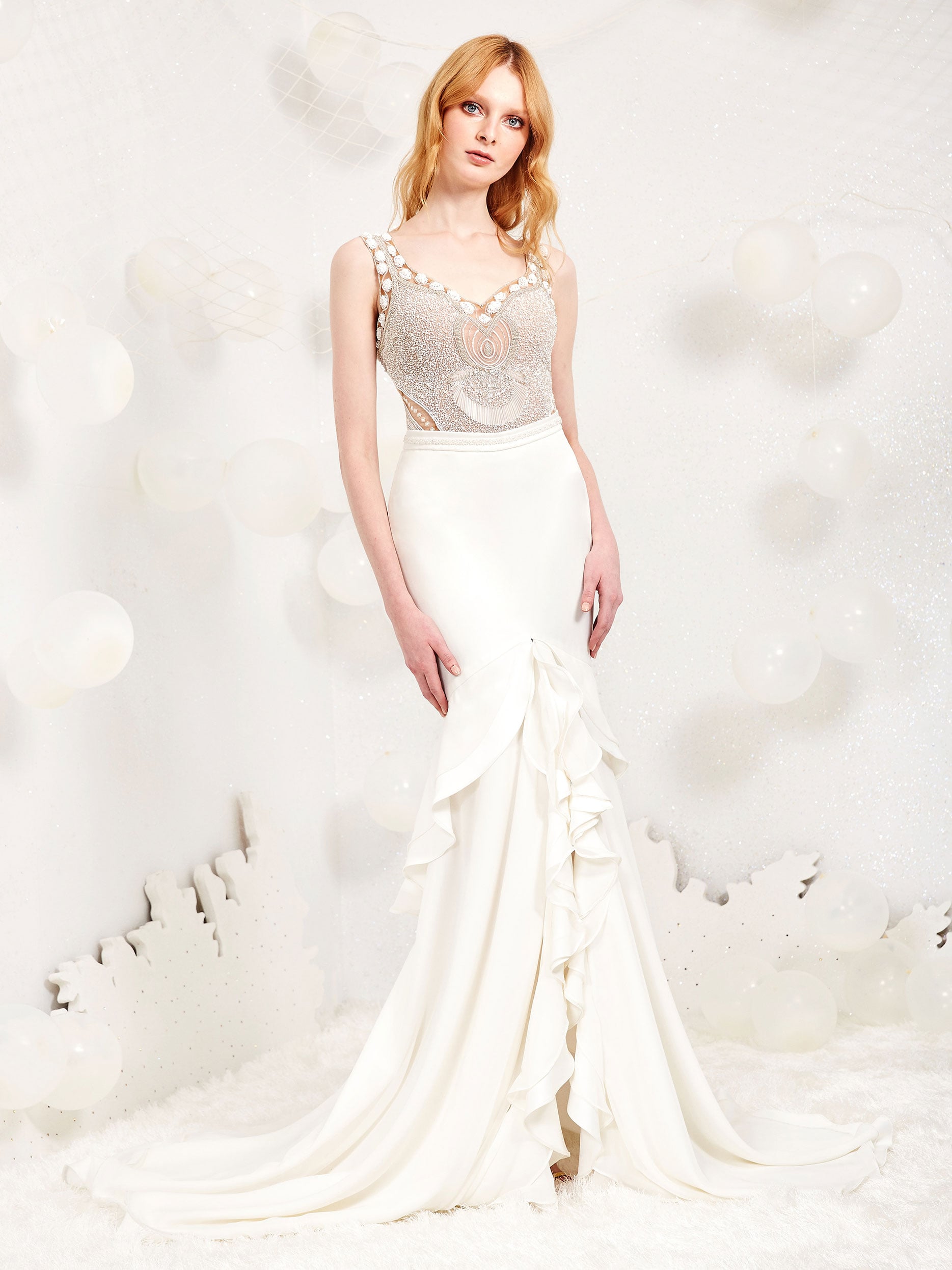 Percy Gigi Wedding Dress New York Bridal Week Fall 2017