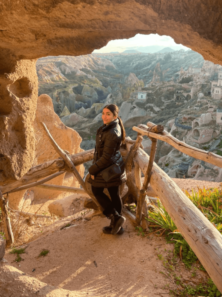 Wedded Wonderland team in a cave in Cappadocia