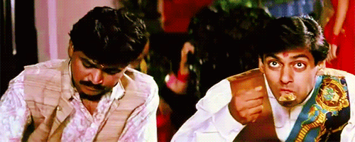 Image result for eating at a wedding gif