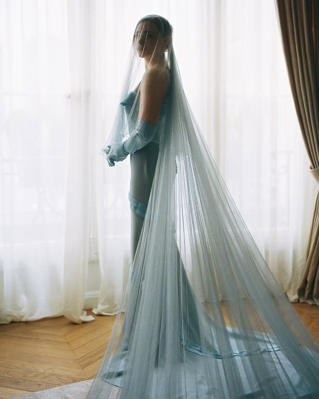 Chloë Grace Moretz Break Bridal Rules: Blue Dress, Cowboy Suit, and A Secret Wedding