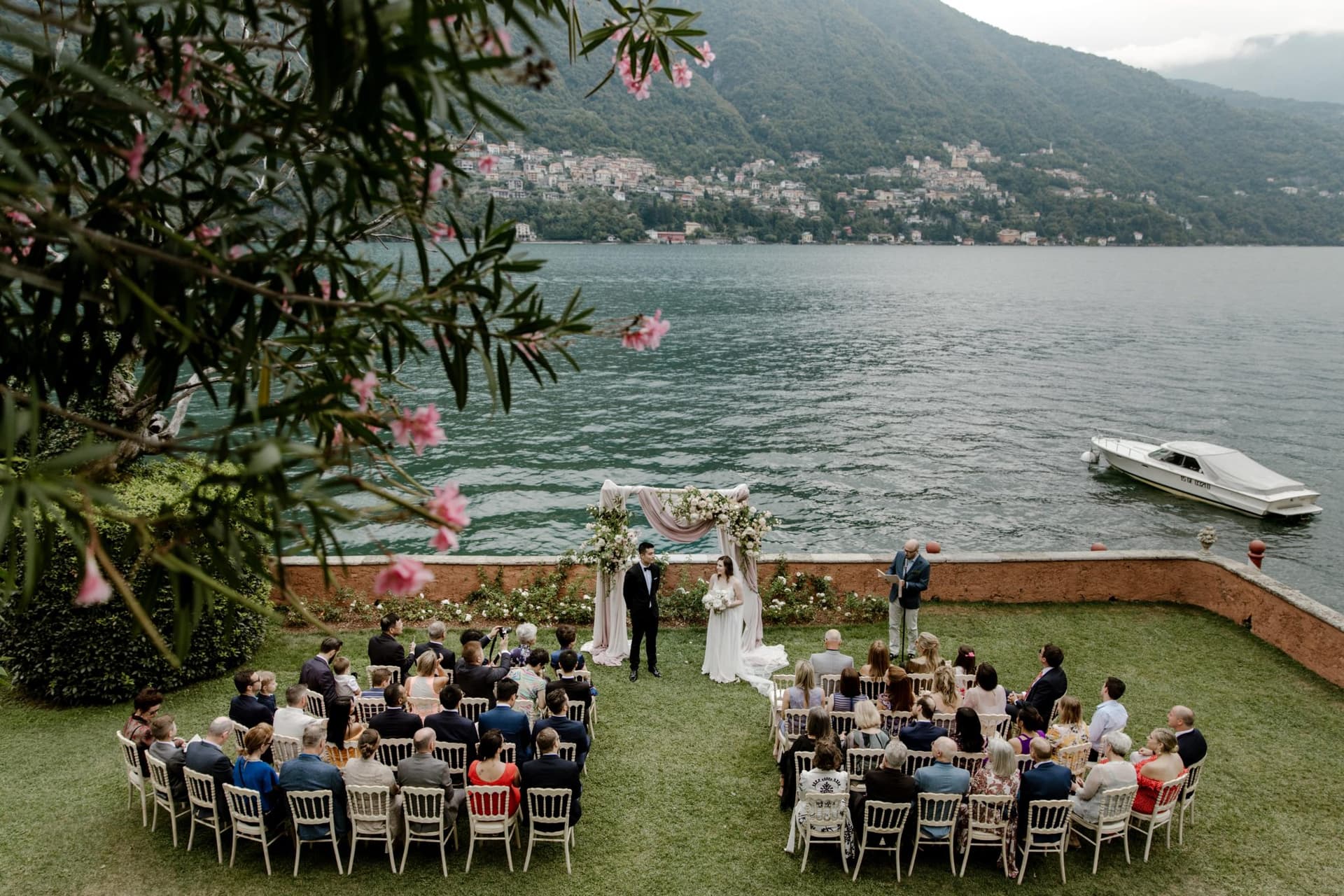 A Romantic And Intimate Wedding Overlooking Lake Como