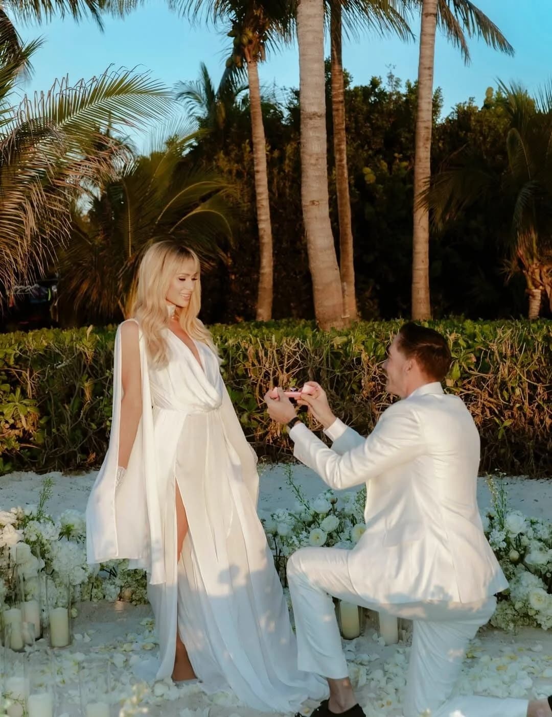 Paris Hilton Got Re-Proposed To on Valentine’s Day, and the Setup Was So Extra It Deserves Its Own Rom-Com Trailer