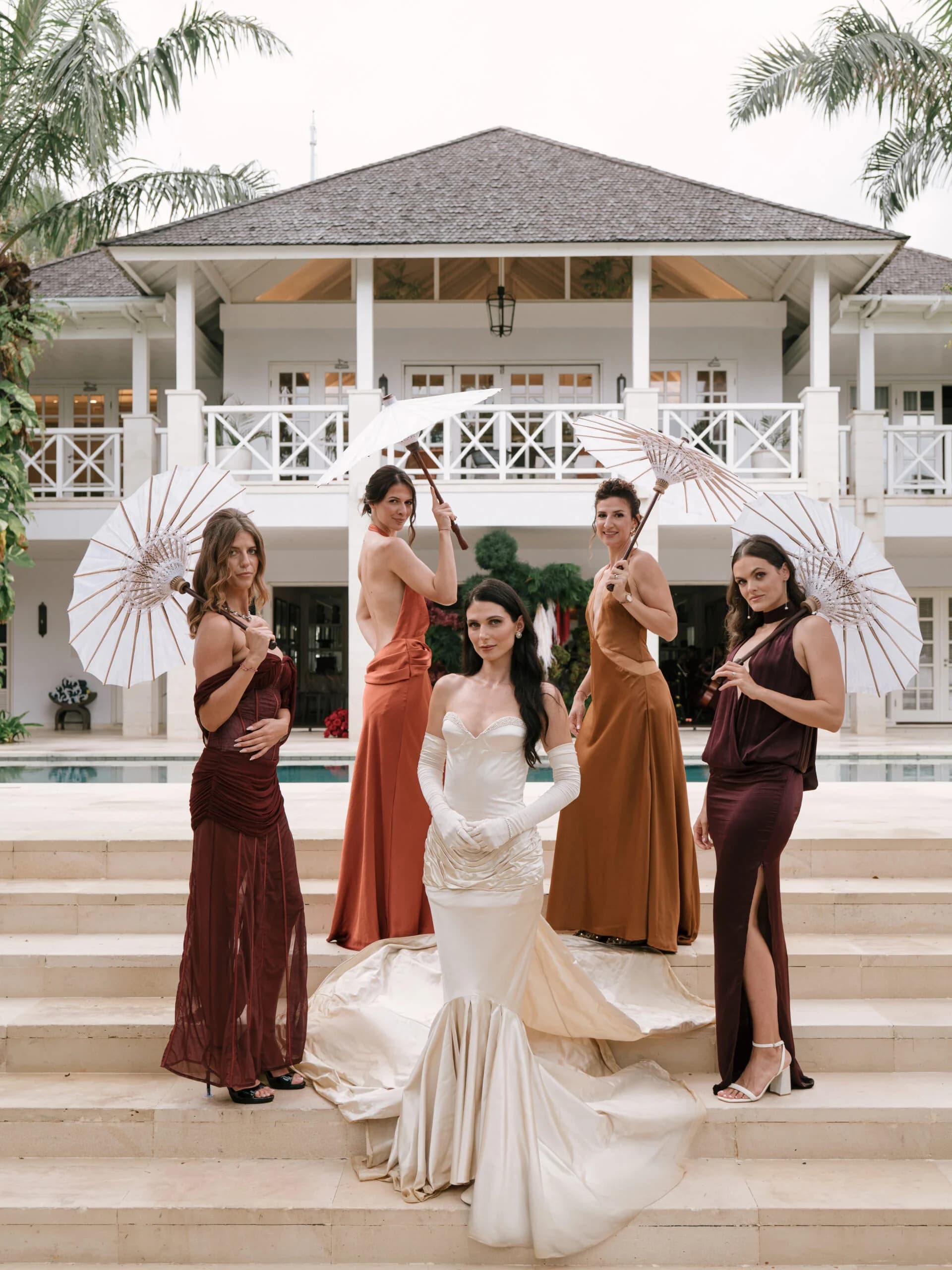 Inside Mia & Fergus’ Anthurium-Studded Destination Wedding of Contemporary Romance, Crafted by Plan A Destination Event Planners