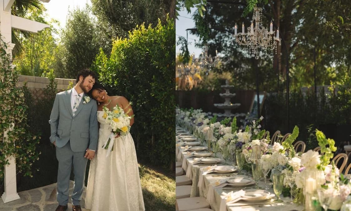 This Couple Turned Their Backyard Into a Dream Wedding Venue and the Before-and-After Is Unreal