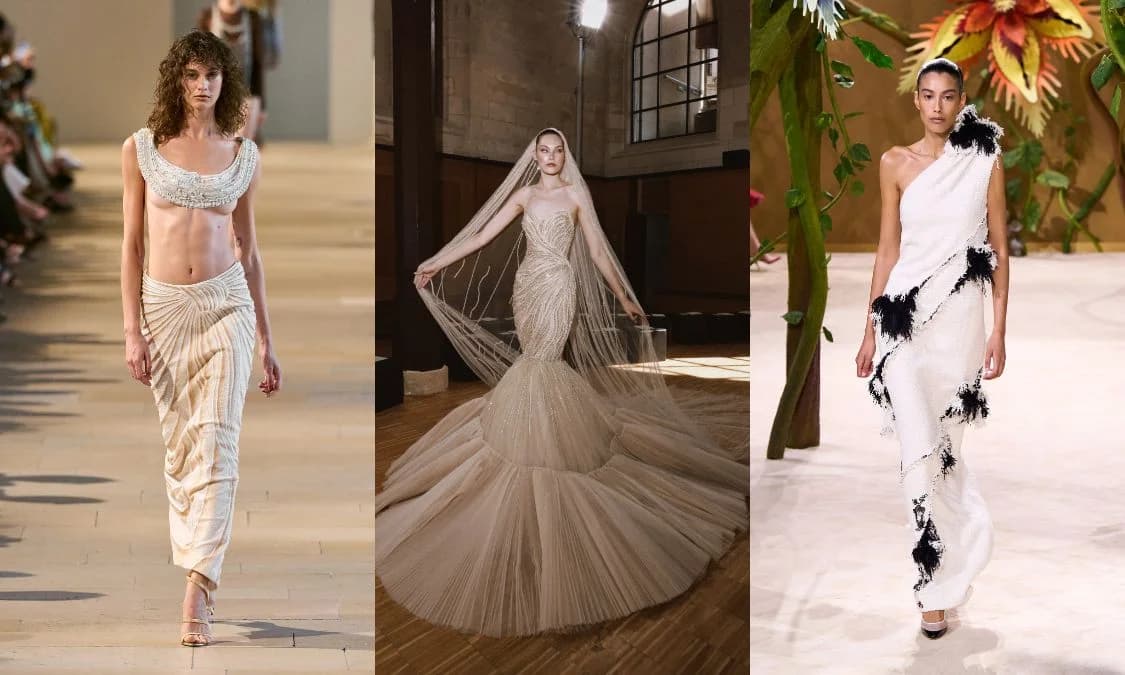 The Couture Bride: Bridal Trends Spotted At Paris Haute Couture Fall/Winter 2026