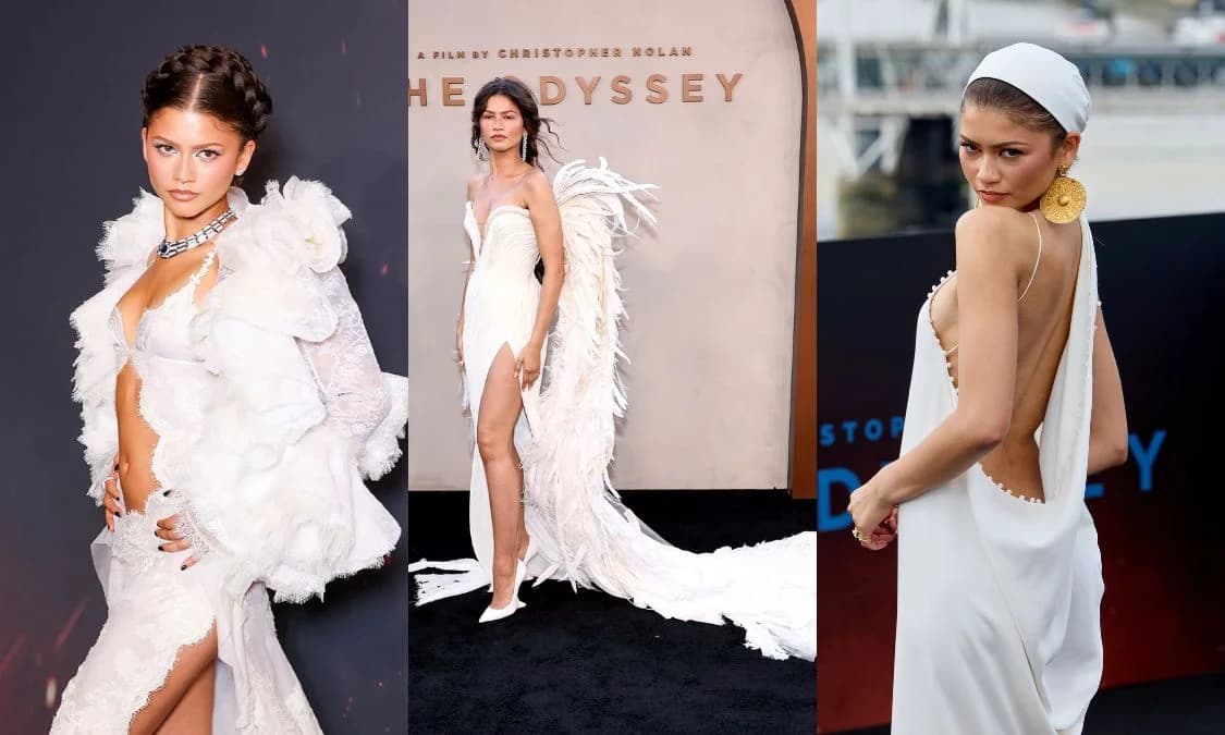 Zendaya’s The Odyssey Press Tour Is a Goldmine of Bridal Style Inspiration