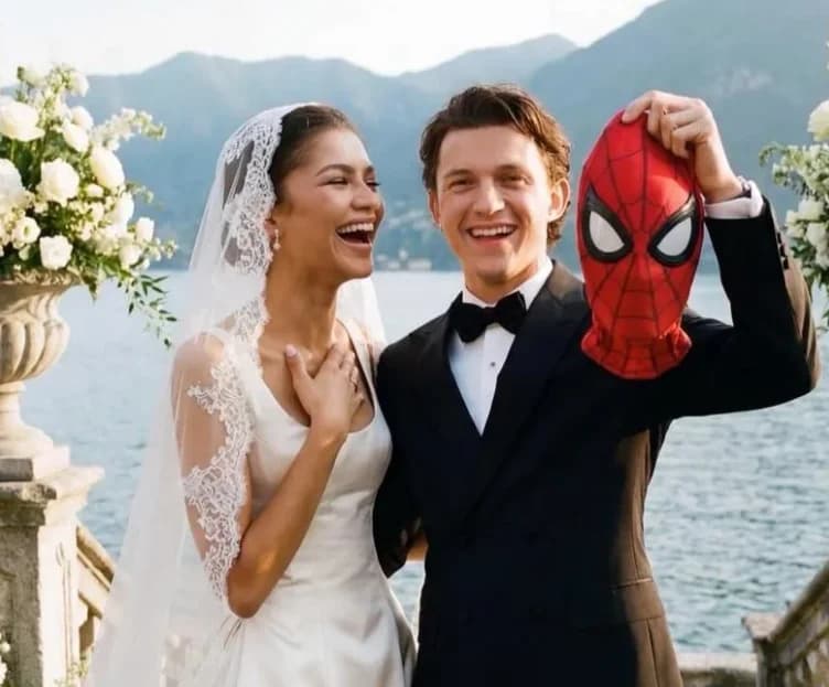 Are Zendaya and Tom Holland's Viral Wedding Photos Real?