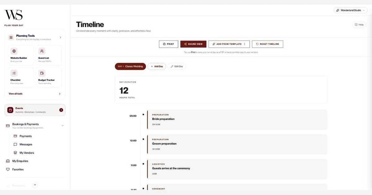Is Aisle Planner or Wonderland Studio's Planner Portal Better for Wedding Planners?