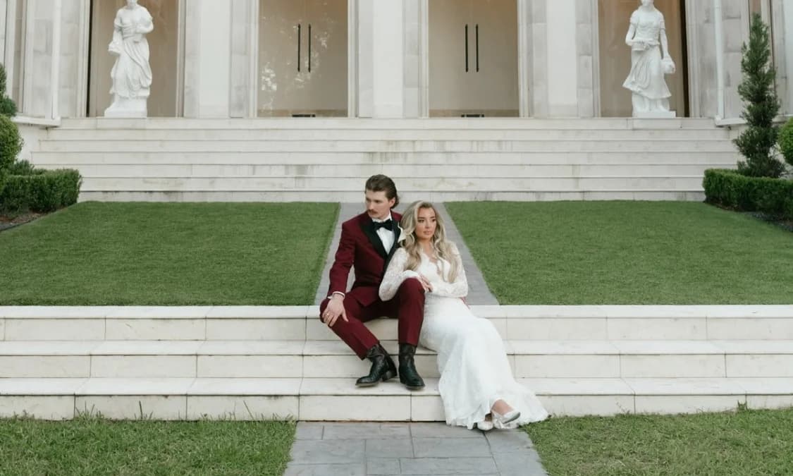 Country Singer Braxton Keith Marries Olivia Taylor in a Vintage-Inspired Texas Wedding