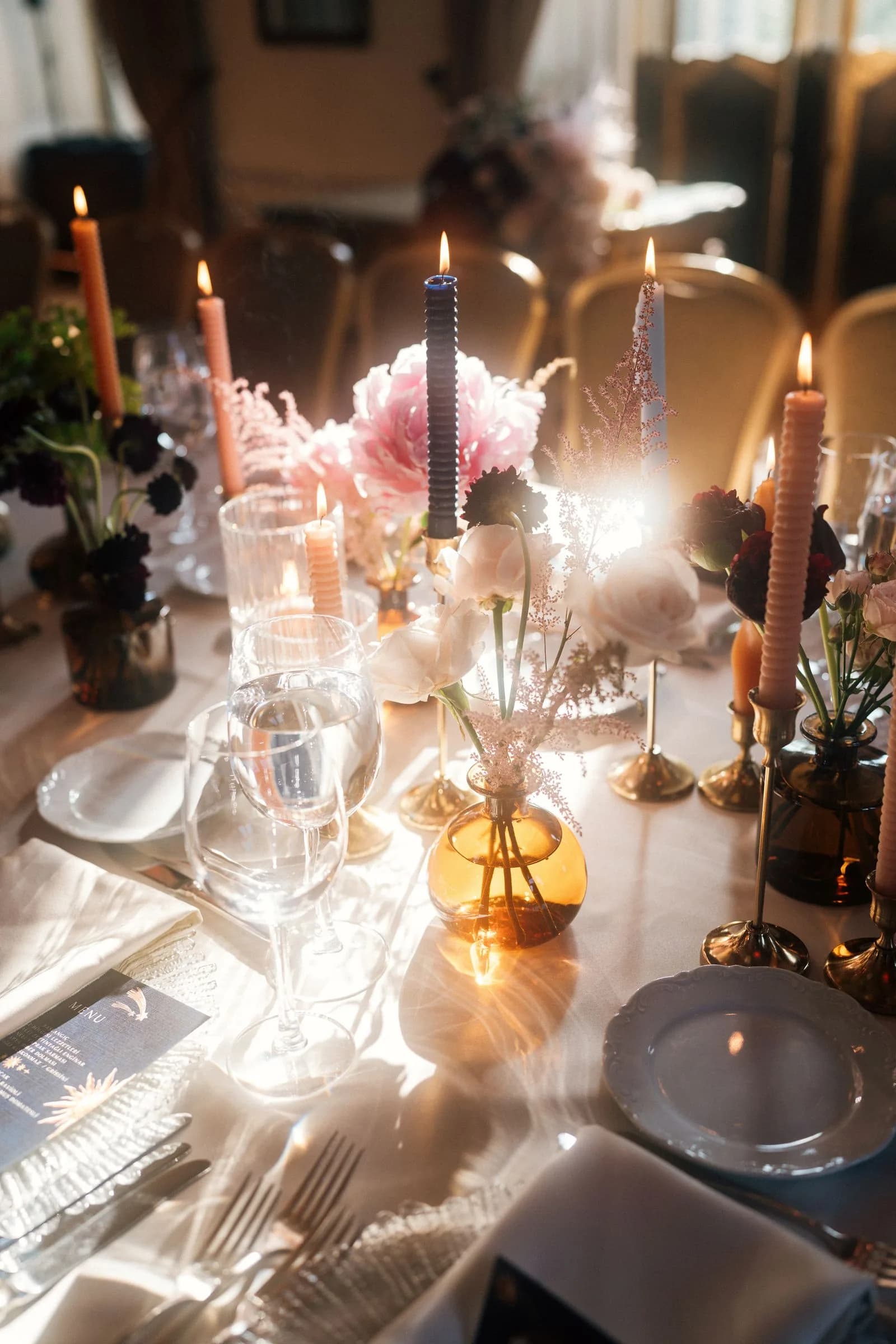Wedding Table Decor in the Order Stylists Work
