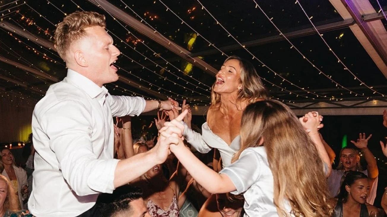 Adam Treloar Wedding to Kim Ravaillion at Bower Estate