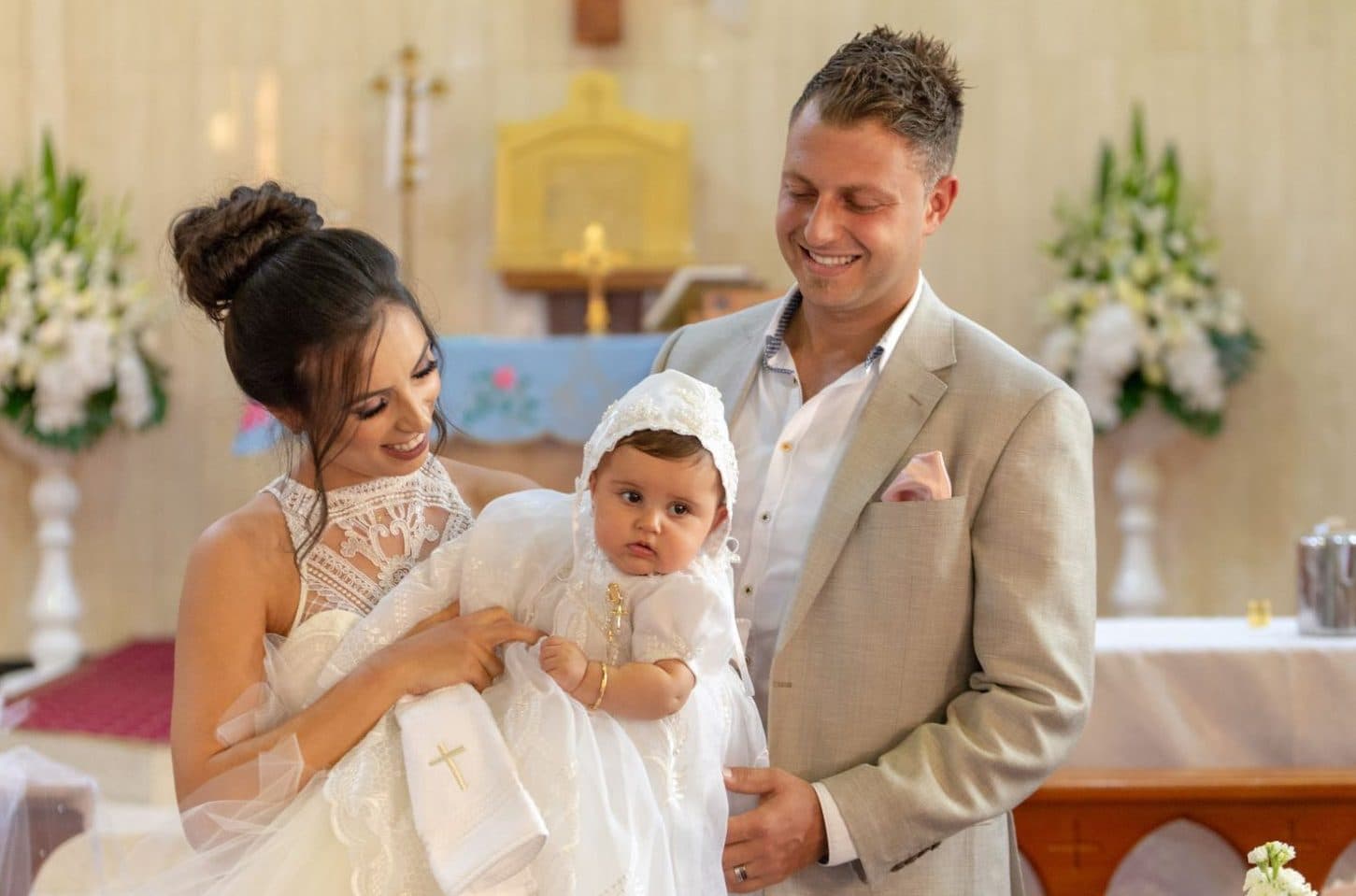 Daughter Wears The Same Christening Gown As Her Mum 26 Years Later