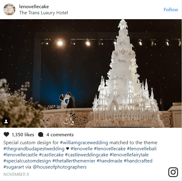 This ‘See Thru Castle’ Wedding Cake is Five Metres Tall