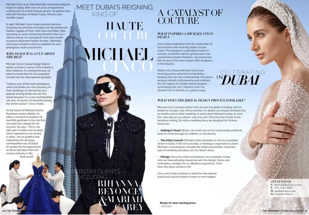 Get Wedded Beauty Guide editorial spread