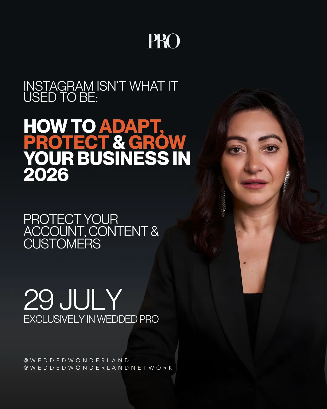 Adapt, Protect & Grow your business in 2026 webinar — 29 July, exclusively in Wedded PRO
