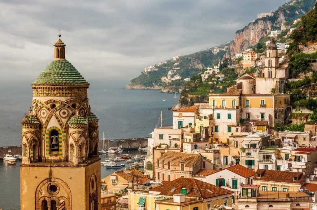 Arrive in Naples, on to the Amalfi Coast